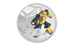 2022 Niue $2 1oz Silver Transformer Bumblebee Proof Coin w/OGP