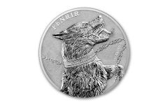 2022 Germania Mint 1 oz Silver Germania Beasts Fenrir BU W/COA