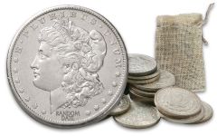 1878–1921 Morgan Silver Dollar 1-Pound Bag AU–BU