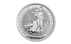 Great Britain 2023 £2 1-oz Silver Britannia King GEM BU