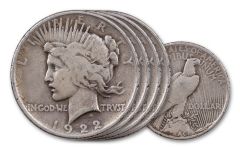 1922–1935 Peace Silver Dollar Quarter-Pound Bag