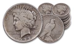 1922–1935 Peace Silver Dollar Two-Pound Bag