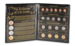 19PC 1959-2021 1 CENT TO $1 EVOLUTION OF U.S. COINS BU