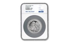 2023 St Helena £5 5-oz Silver Una & Lion Proof NGC PF70UC First Releases