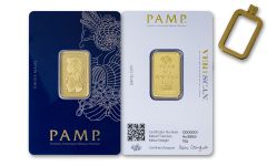 2023 PAMP 10gm Gold Lady Fortuna Bar with Frame 