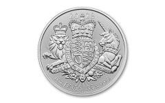 Great Britain 2023 £2 1-oz Silver Royal Arms Brilliant Uncirculated