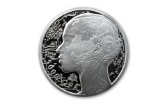 Chad 2023 5,000 Francs 1oz Silver AI Developed BU