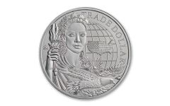 St. Helena 2023 £1 1oz Silver Modern US Trade Dollar BU