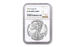 2023-S $1 1OZ SILVER EAGLE NGC PF69UC BROWN LABEL