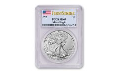 2024 $1 1 oz American Silver Eagle PCGS MS69 First Strikes