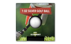 Samoa 2023 $5 1oz Silver Golf Ball Enameled Proof-Like