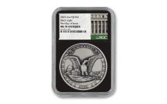Fiji 2023 2oz Silver Black Eagle UHR NGC MS70 FDI / Bureau of Engraving Label / BC