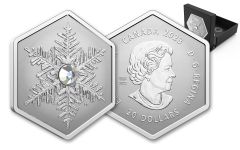 Canada 2023 $20 32.4gm Silver Snowflake Crystal w/ OGP