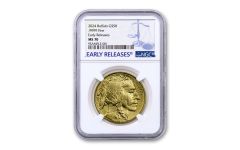 2024 $50 1-oz American Gold Buffalo NGC MS70 Early Releases