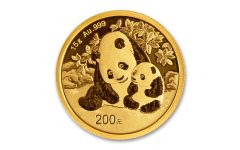 2024 China 15-gm Gold Panda Brilliant Uncirculated