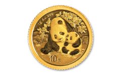 2024 China 1-gm Gold Panda Brilliant Uncirculated