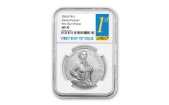2024-P Harriet Tubman Silver Dollar NGC MS70 First Day of Issue