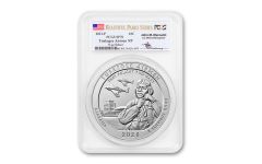 2021-P 25c 5-oz Silver ATB Tuskegee Airmen National Historical Site PCGS SP70 FS - Mercanti Signed Beautiful Parks Label