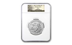 2021-P 25c 5-OZ SILVER TUSKEGEE AIRMEN NATIONAL HISTORIC SITE NGC SP70