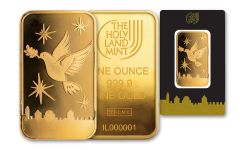 Holy Land Mint 1-oz Gold Dove of Peace Bar