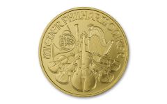 Austria 2024 €100 1 oz Gold Philharmonic Coin GEM BU