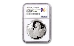 2023 British Virgin Islands $10 1-oz Silver Farewell Pegasus Proof NGC PF69 First Releases