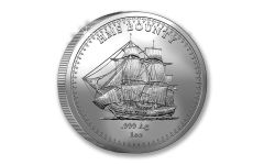 2024 Pitcairn Islands $1 1-oz Silver HMS Bounty BU