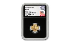 2024 $5 1/10-oz Gold American Eagle NGC MS70 w/Ryder Signature