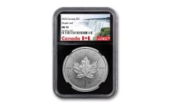 Canada 2024 $5 1 oz Silver Maple Leaf Coin NGC MS70 BC Exclusive Canada Label