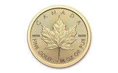 2024 Canada $10 1/4-oz Gold Maple Leaf Gem BU