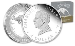 Australia 2024 $1 1oz Silver Kangaroo Proof OGP 