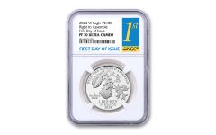 2024-W $100 1oz Platinum Eagle Right to Assemble NGC PF70UC First Day of Issue
