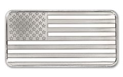 SilverTowne Mint 1oz .999 Silver American Flag Bar