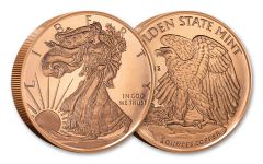 Golden State Mint 5oz Walking Liberty Copper Round