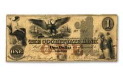 $1 1850s Bank of Cochituate Bank Note VG