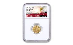 2024 $5 1/10-oz Gold American Eagle NGC MS70 First Releases w/Eagle Label 