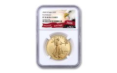 2024-W $50 1 oz Gold Eagle NGC PF70UC First Releases Exclusive Eagle Label