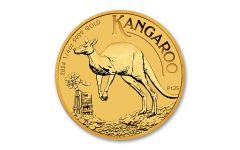 Australia 2024 $25 1/4-oz Gold Kangaroo Brilliant Uncirculated