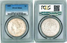 1889-P Morgan Silver Dollar NGC/PCGS MS64