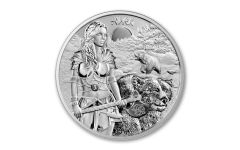 Germania Mint 2024 1oz Silver Valkyries Solveig Vahalla BU 