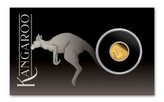 Australia 2024 $2 1/2-Gram Gold Mini Roo Kangaroo Proof in Card