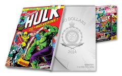 Niue 2024 $2 1oz Silver COMIX Hulk #181 Colorized Proof W/OGP