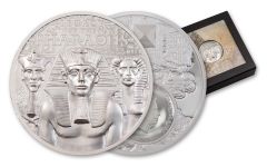 2022 Cook Islands $5 1-oz Silver Legacy of the Pharaohs Ultra High Relief Proof