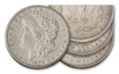 1878–1880-POS Morgan Silver Dollars 3-pc Set XF