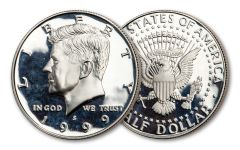 1999 50 CENT KENNEDY SILVER PROOF