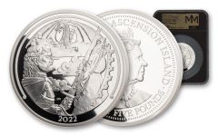 2022 Ascension Islands Modern Masters John Mercanti 5oz Silver £25 Coin NGC PF70 FDI Mercanti Signed Label