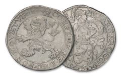 NLD 1641-1649 SILVER LION DOLLAR CIRCULATED