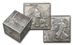 2022 Kilo Silver Ladies of Liberty Cube