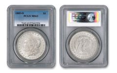 3PC 1883-1885-O $1 MORGAN PCGS MS63 SET