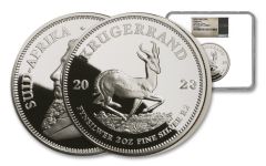 2023 South Africa 2-oz Silver Krugerrand Proof NGC PF70UC First Day of Issue